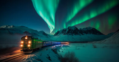 Norwegian aurora-viewing train